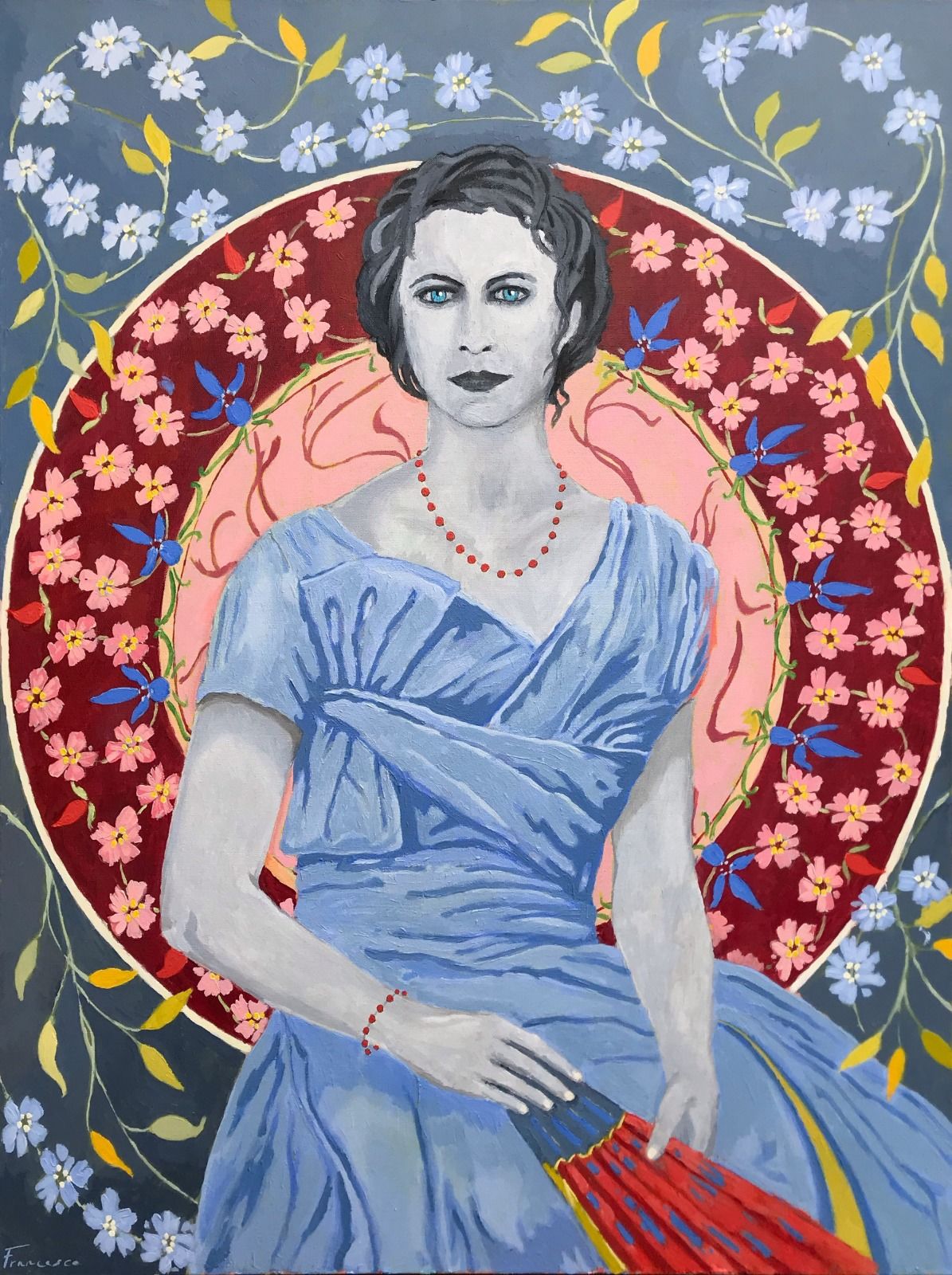 Lilibet. Acrylic on canvas. 30x40"
