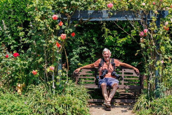 Chris Thomas at Belmont House garden