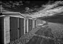 Bexhill Beach Huts - B&W - 2nd - Frank Page