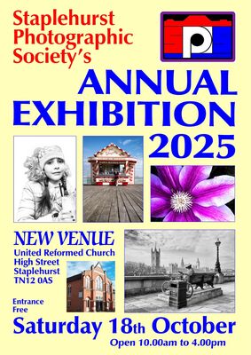 Staplehurst Photographic Society annual exhibition - 2025