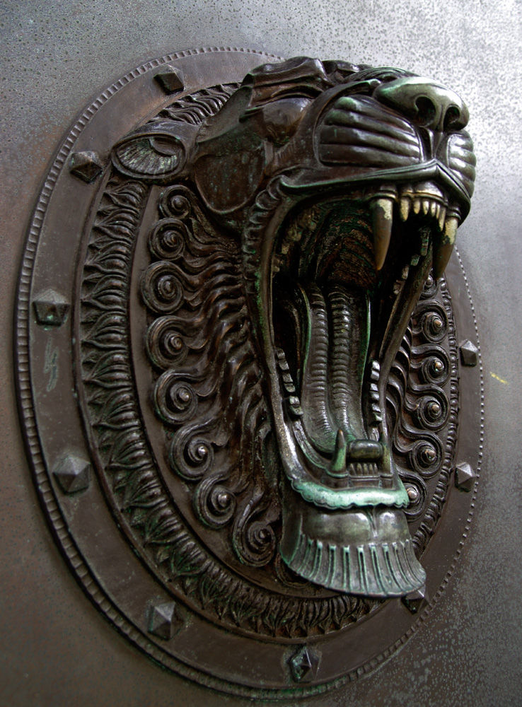 Bronze big cat