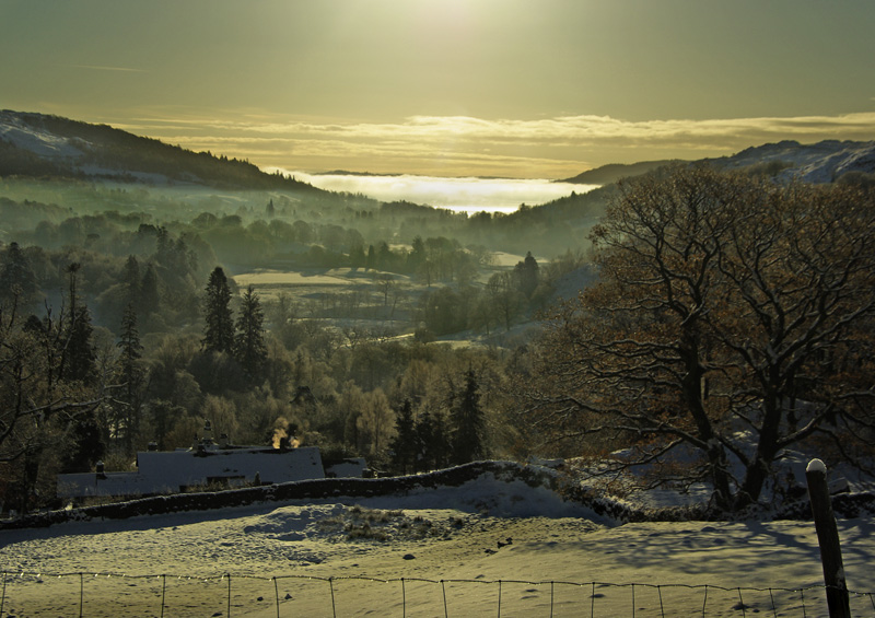 Windermere from above Rydal Mount
