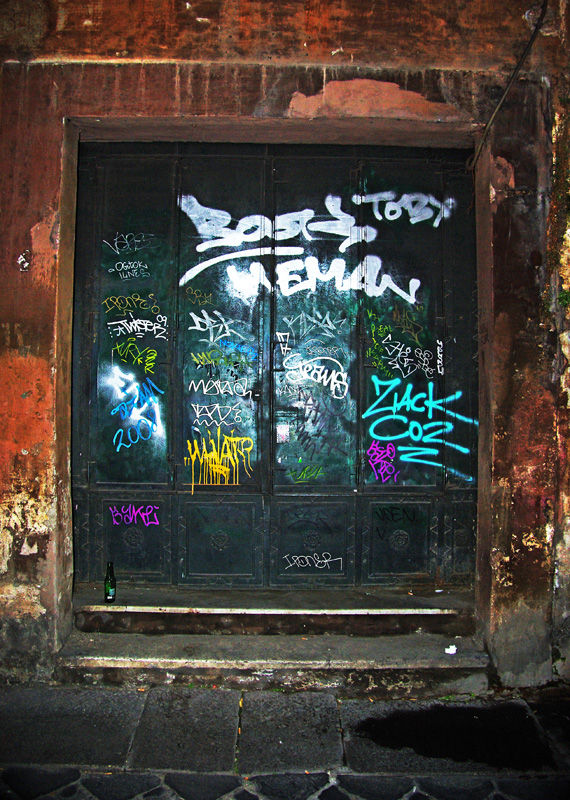 Graffiti door