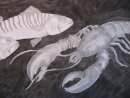 Detail of Fish and Lobster