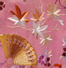 Fan and Maple Leaves