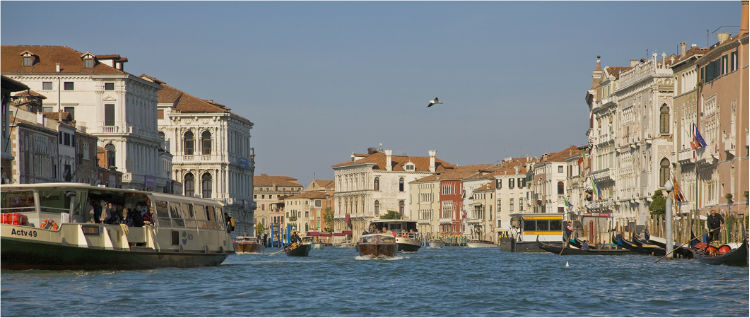 Busy on the Grand Canal