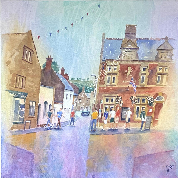 Waiting by the Red Lion, Beaminster