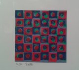 Hand-Cut Lino print card