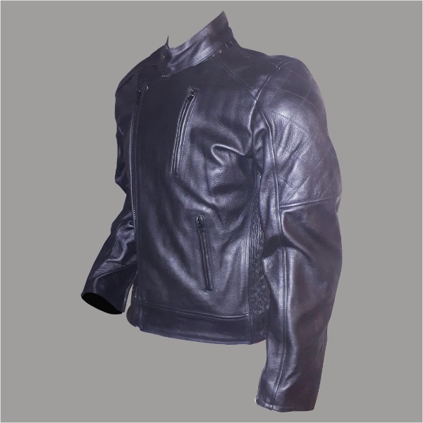 Classic Styled Black Leather Jacket