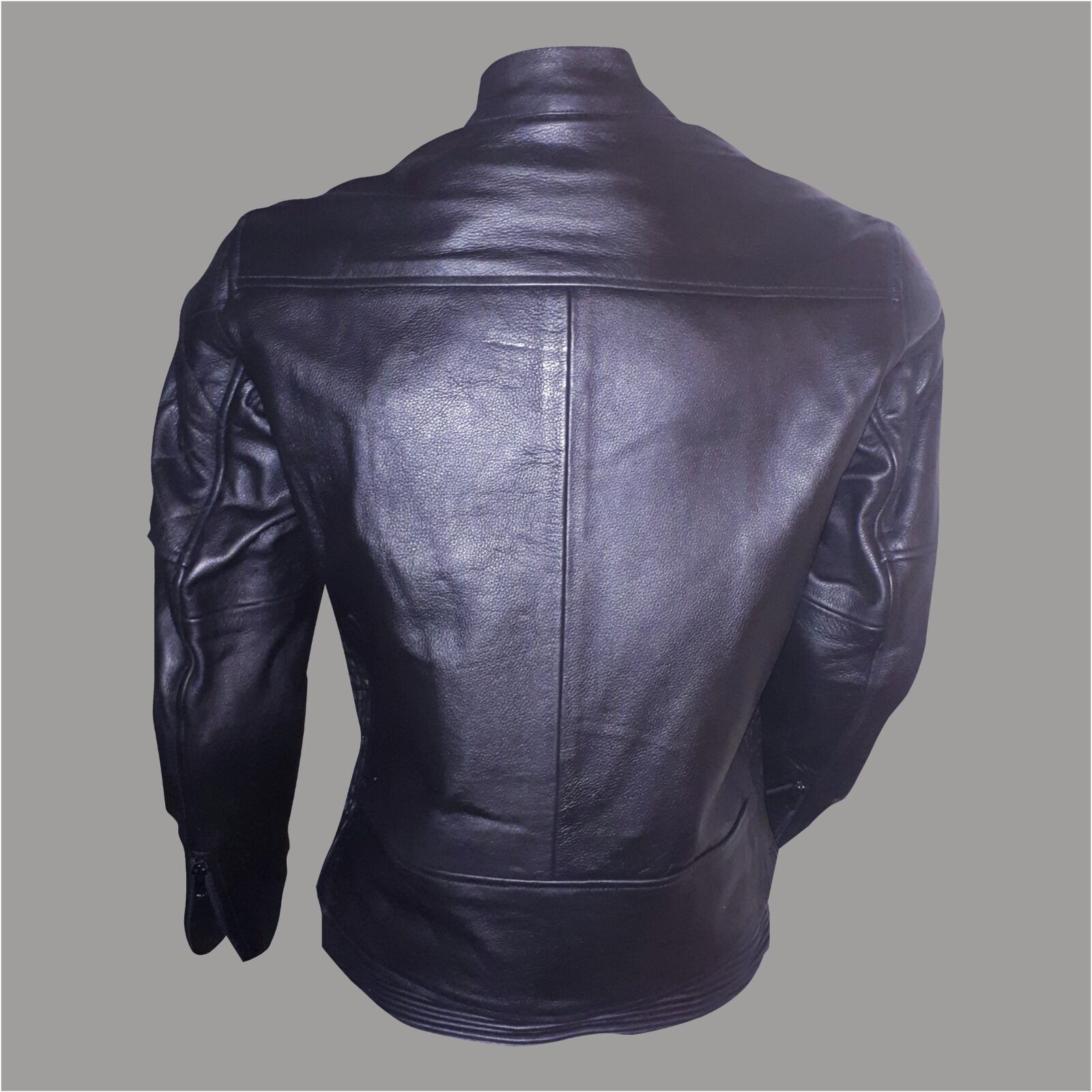 Classic Styled Black Leather Jacket