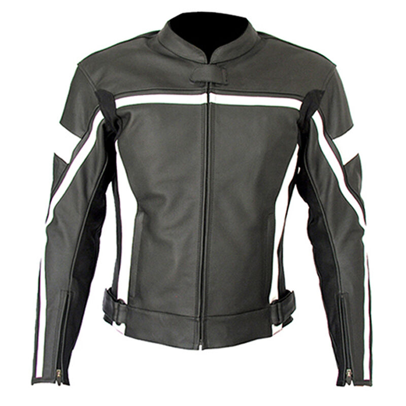 Black & White Leather Jacket