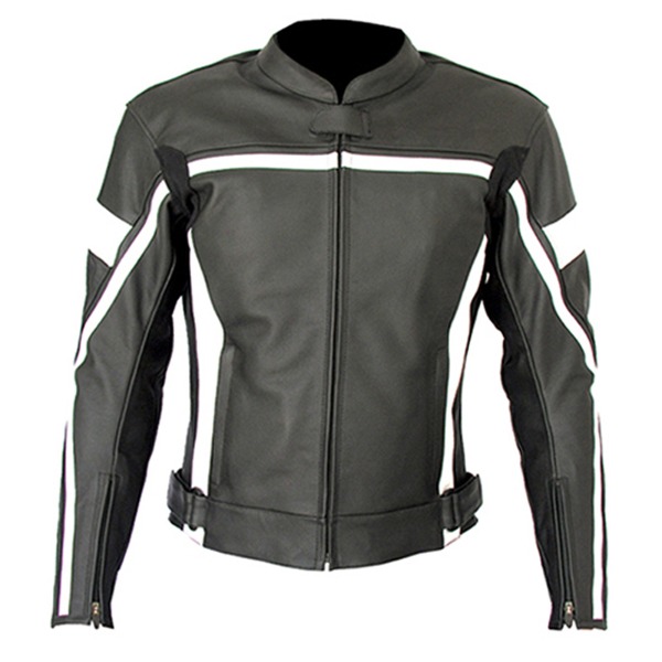 Black & White Leather Jacket