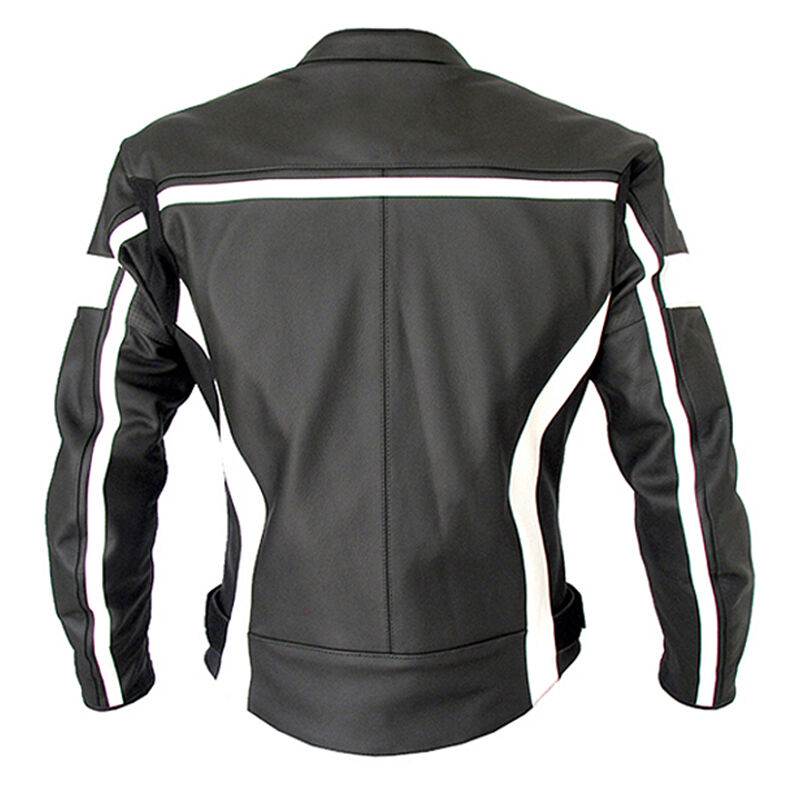 Black & White Leather Jacket
