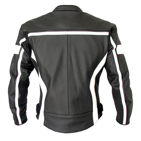 Black & White Leather Jacket