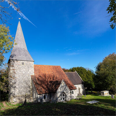 St. Michael &  All Angels Church, Berwick, East Sussex.
