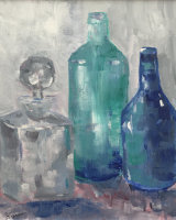 Bottles and Decanter
