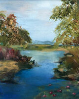 Landscape with Lillies