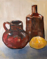 Terra Cotta Pots & Lemon