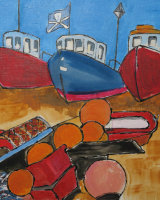 Beached Boats at Beer