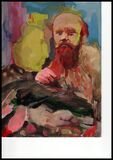 Ancestor Watching enamel on aluminium 19x26cm