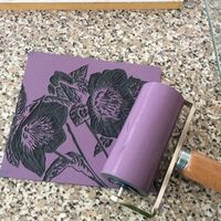 WORKSHOP Linocut for beginners / Linocut Christmas cards Saturday 30th October 2021, 1-5pm £50