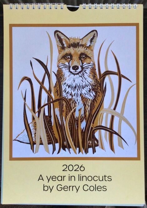 2026 Linocut calendar