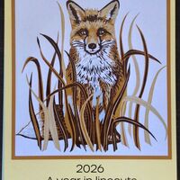 2026 Linocut calendar