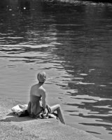 Watching, Canal St. Martin, Paris