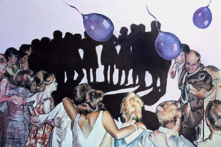 Evening at the wedding