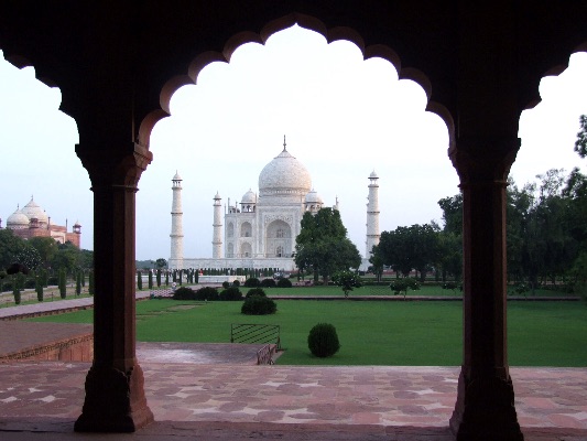 The Taj at dawn
