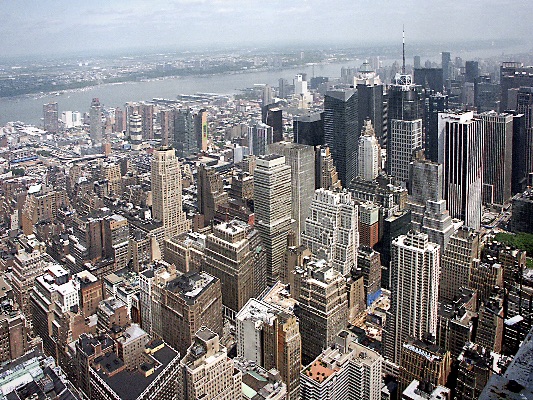 Manhattan and the Hudson River