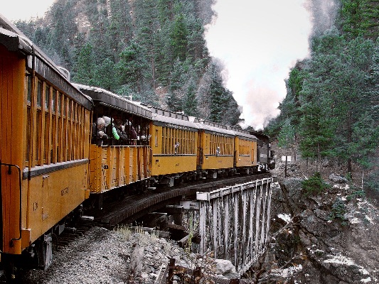 Silverton to Durango railway