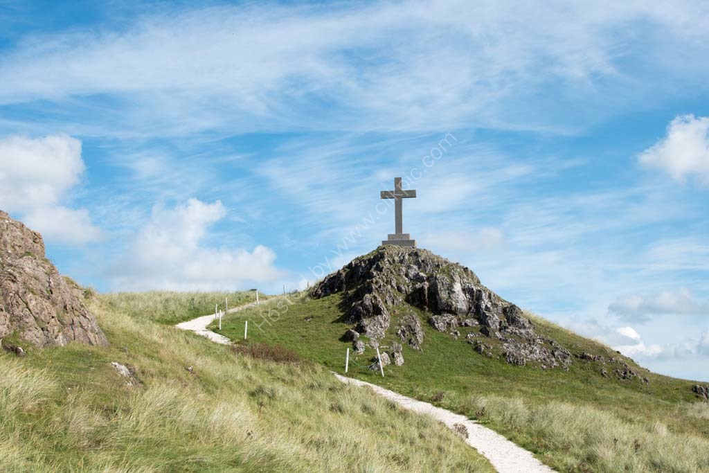 Cross on Llanddwyn Island Anglesey