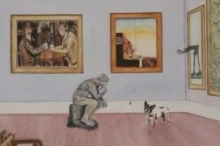 Andy Warhol's Dog (detail)