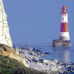 Beachy Head Lighthouse from near beach level
