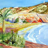 Costa da Luz study in Watercolor