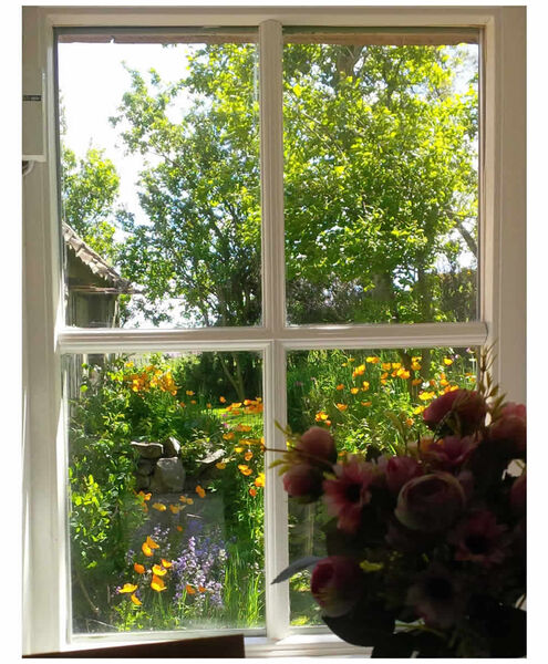 Main Bedroom Looking East in June