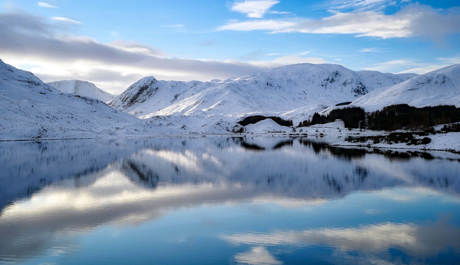 FIVE BELOW ZERO, LOCH SCARDROY, UPPER STRATHCONON