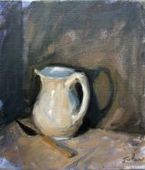 Jug and palette knife