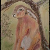 Rosie Tuszynska. After the Chase. Pastel