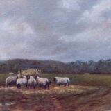 Jeni Taylor. Breakfast Time. Oil on paper. £45