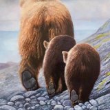 Jackie Walter. Walk on the Wild Side. Acrylic