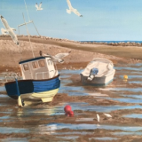 Pamela Prior. Low Tide. Oil