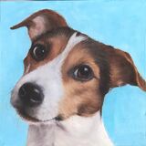 Jeni Taylor. ''Pippin'' Oil on boxed canvas. £35