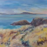 Lynda Wilson. Coastal Footpath, Pembrokeshire. Acrylic
