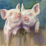 Marjorie Scott. Who Loves Ya Babe . Pastel