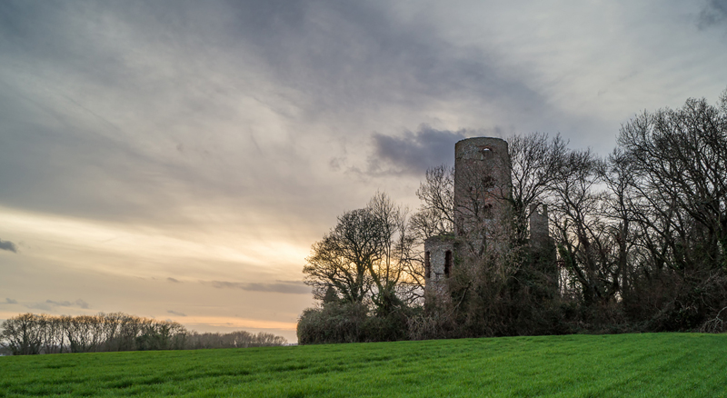 Winter Evening at Racton Tower