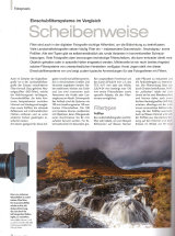Artikel in Naturfoto Januar 2016 "Scheibenweisen"