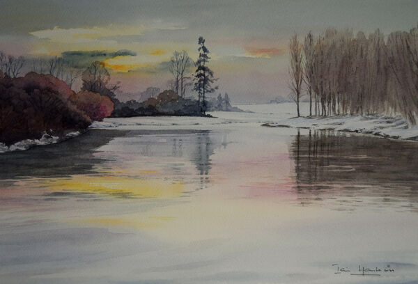 Winter in Lower Birgham