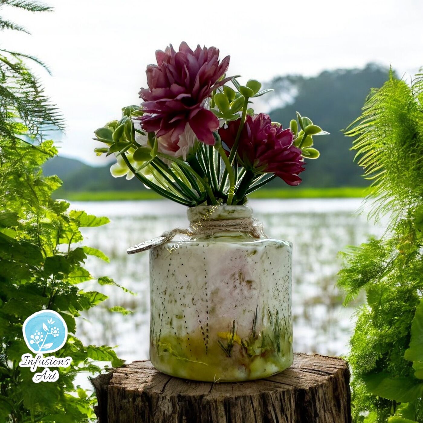 Ruby Forest - Bud Vase